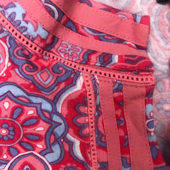 Talbots- Pima blend tunic- pink medallion print size small petite - Picture 7 of 7